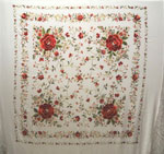 Handmade Manila Embroidered Shawl. Natural Silk. Ref.1011019MFCO 363.640€ #500351011019MFCO